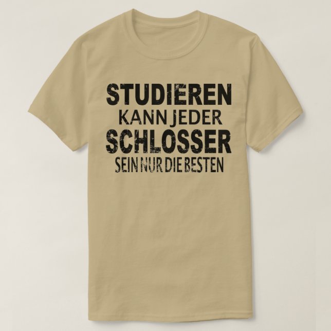 Camiseta Locksmith Funny Craftsman Master (Diseño del anverso)