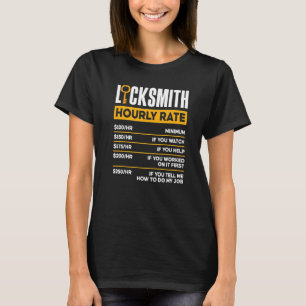 Camiseta Locksmith Lockescopeta Locksmith Hourrate Premi