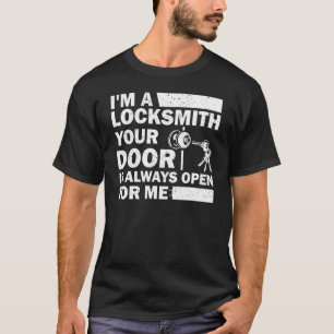 Camiseta Locksmithing Locksmithing Tools Lock Picker Lock P