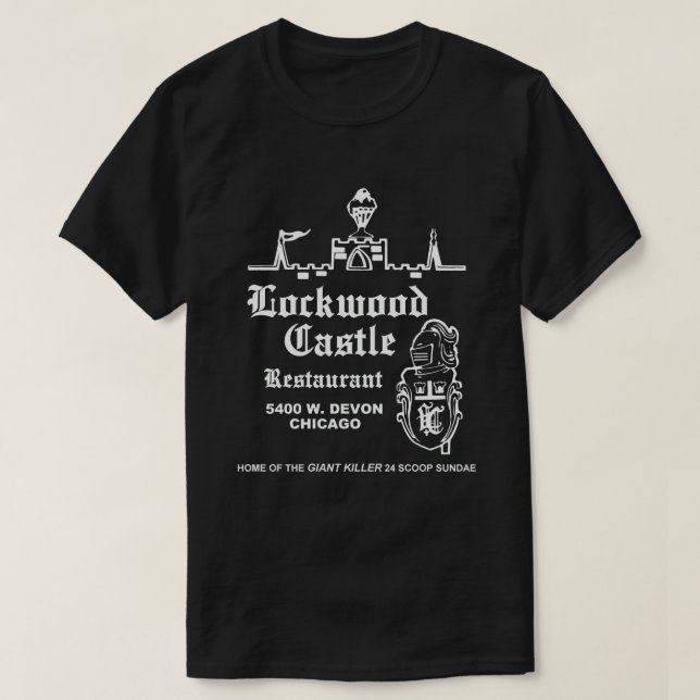 Camiseta Lockwood Castle Restaurant, Chicago, IL (Diseño del anverso)