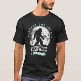 Camiseta Lockwood Missouri Respeta a los Lugareños Bigfoot