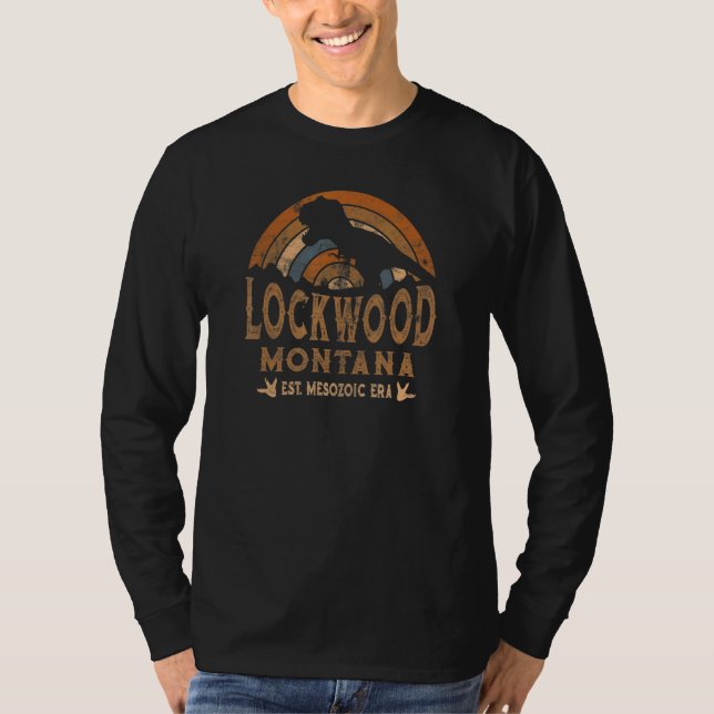 Camiseta Lockwood Montana MT Dino Dinosaur Paleontology Rex (Anverso)