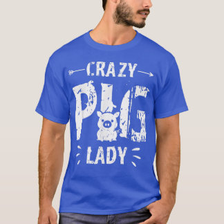Camiseta Loco Cerdo Lady Cerdo Lover Granjero Granjero Gran