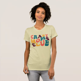 Camiseta Loco Club Moms Groovy Verano Vibes Triste Beige