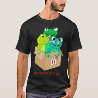 Camiseta loco como una caja de ranas