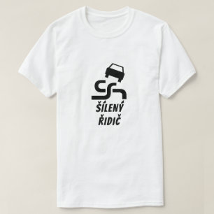 Camiseta Loco conductor en checo