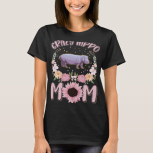 Camiseta Loco Hippo Mom Hippo Chica