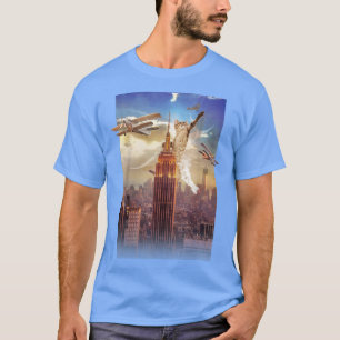 Camiseta Loco Kitty Kong, gracioso y lindo gato de Zany Bra