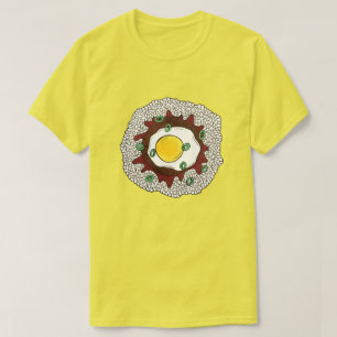 Camiseta Loco Moco Cocina hawaiana Alimentos Rice Hamburger