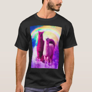 Camiseta Loco Módulo Arcoiris En El Espacio