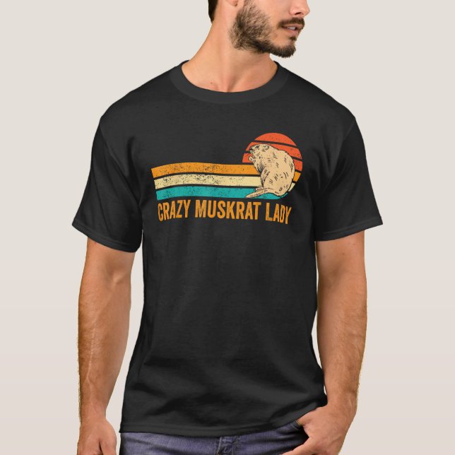 Camiseta Loco Muskrat Lady Retro (Anverso)