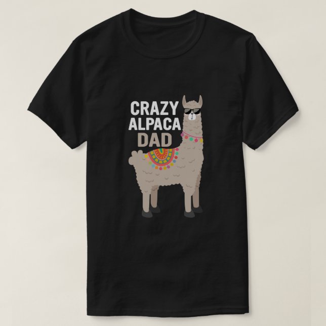Camiseta Loco Papá Alpaca (Diseño del anverso)