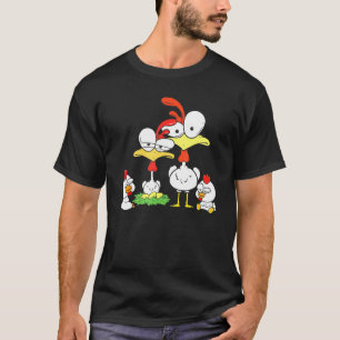 Camiseta Loco Pollo de la familia de pollo Whisperer Cute F