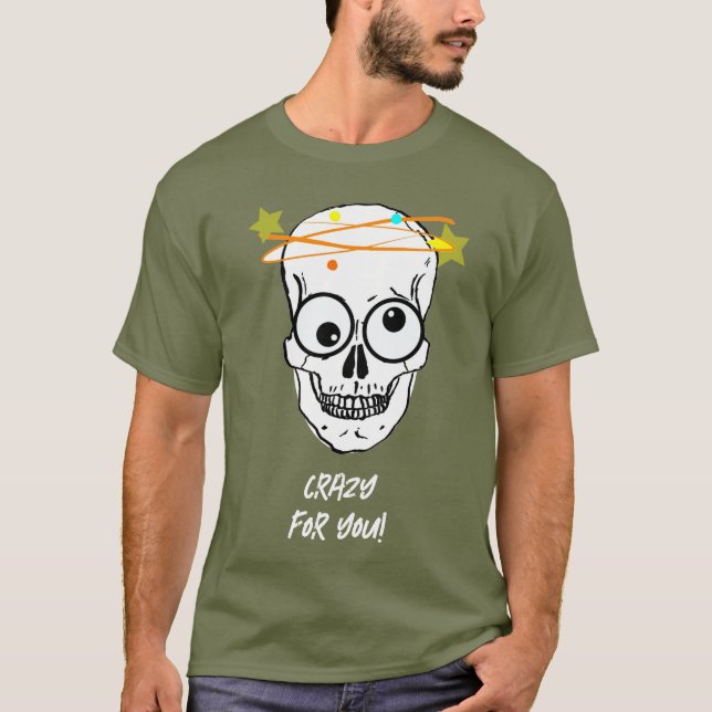 CAMISETA LOCO POR TI, EDITABLE (Anverso)