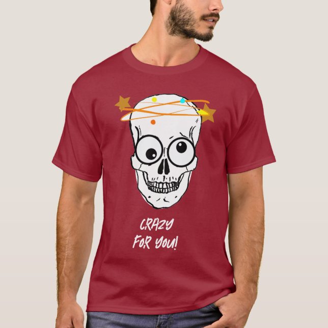 CAMISETA LOCO POR TI, EDITABLE (Anverso)