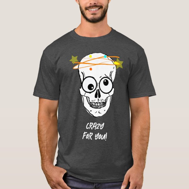 CAMISETA LOCO POR TI, EDITABLE (Anverso)