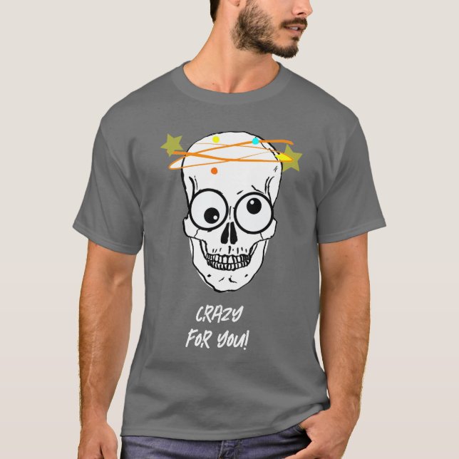 CAMISETA LOCO POR TI, EDITABLE (Anverso)