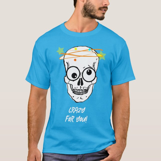 CAMISETA LOCO POR TI, EDITABLE (Anverso)