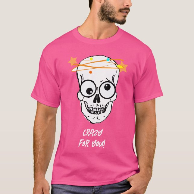 CAMISETA LOCO POR TI, EDITABLE (Anverso)