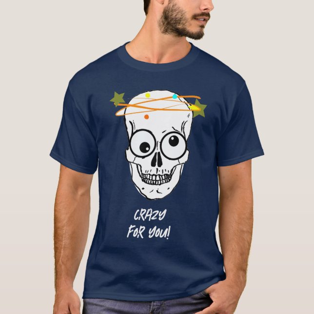 CAMISETA LOCO POR TI, EDITABLE (Anverso)