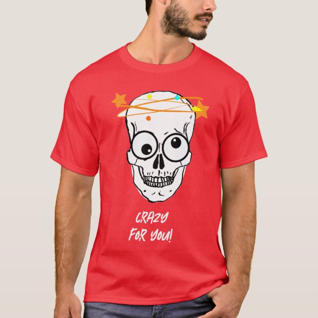 CAMISETA LOCO POR TI, EDITABLE (Anverso)