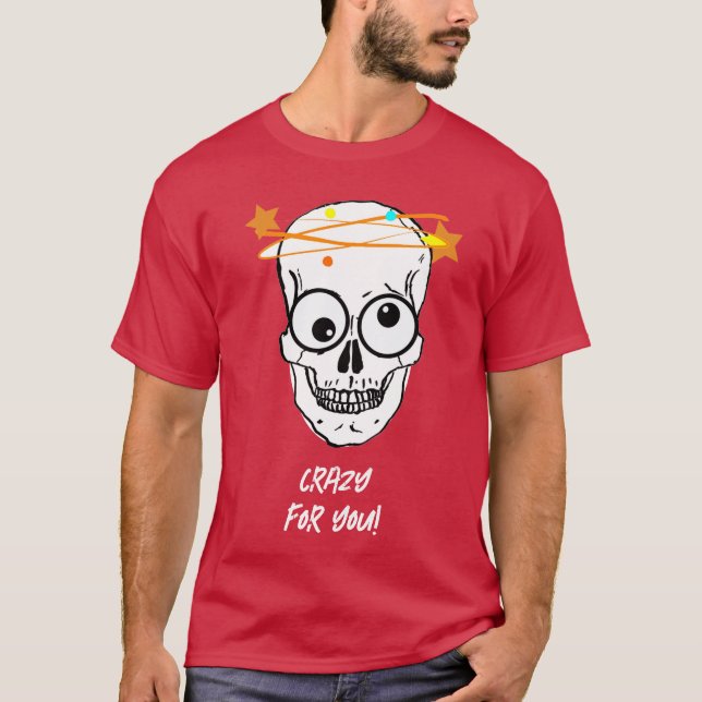 CAMISETA LOCO POR TI, EDITABLE (Anverso)
