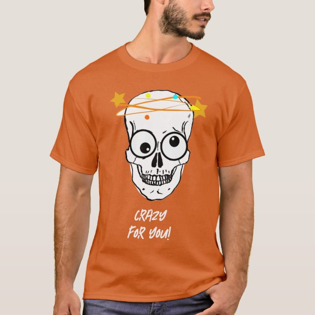 CAMISETA LOCO POR TI, EDITABLE (Anverso)