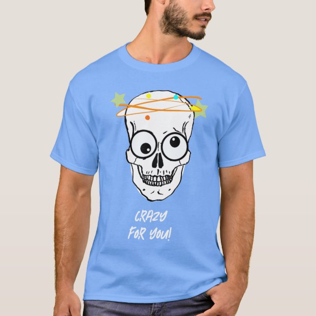CAMISETA LOCO POR TI, EDITABLE (Anverso)