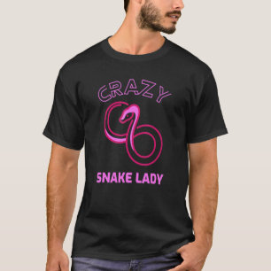 Camiseta Loco Snake Lady Snake Reptile Python Gráfico 2