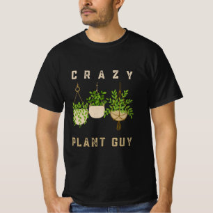 Camiseta Loco tipo de planta, abanderado amante