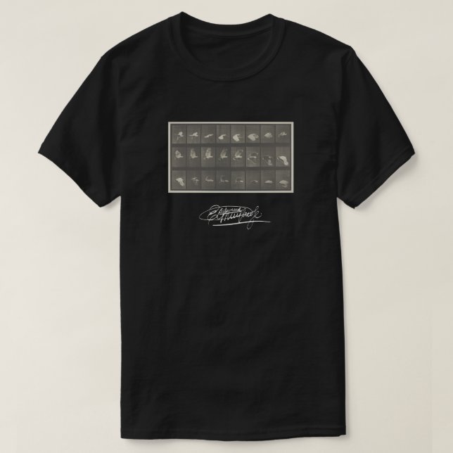 Camiseta Locomoción animal Eadweard Muybridge (Diseño del anverso)