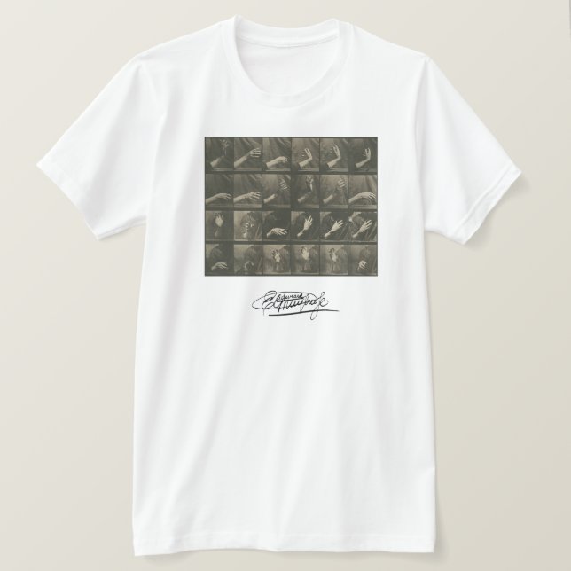 Camiseta Locomoción animal Eadweard Muybridge (Anverso del diseño)