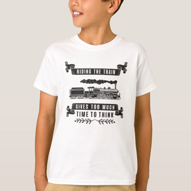 Camiseta Locomotive Railroad Trains Train Driver Gift Idea (Anverso)