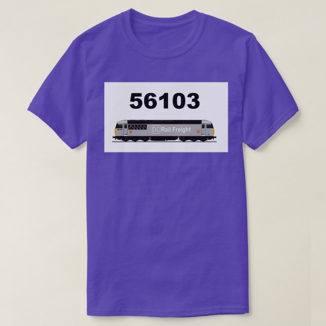 CAMISETA LOCOMOTIVO DE CLASE 56 (Diseño del anverso)