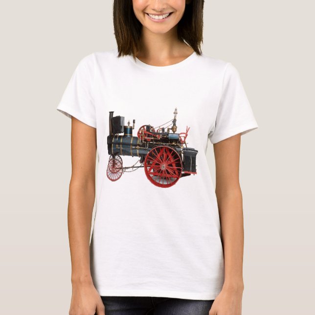 CAMISETA LOCOMOTIVO DE VAPOR VINTAGE (Anverso)