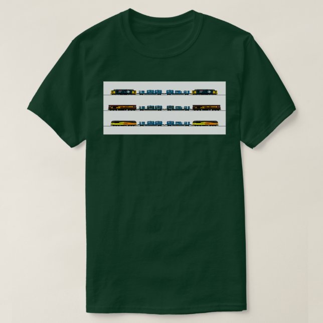 CAMISETA LOCOMOTIVOS BRITÁNICOS MÁS LIMPIOS DE LA CABEZA (Diseño del anverso)