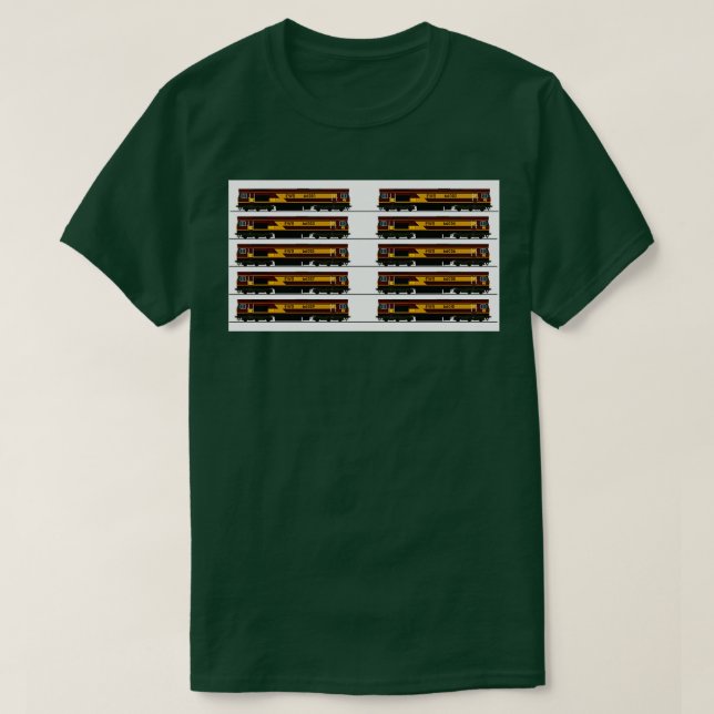 CAMISETA LOCOMOTIVOS DE CLASE 66 5 (Diseño del anverso)