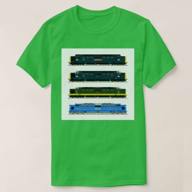 CAMISETA LOCOMOTIVOS DELTICOS (Diseño del anverso)