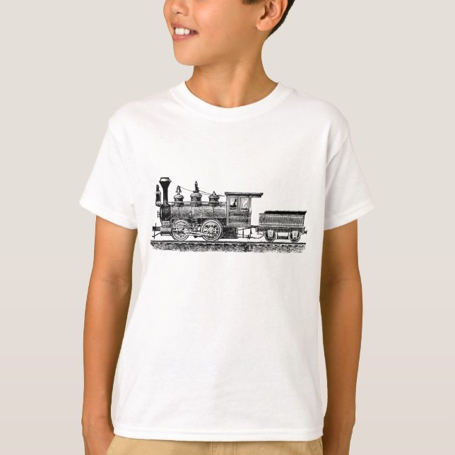 Camiseta Locomotora 02 - Negro (Anverso)