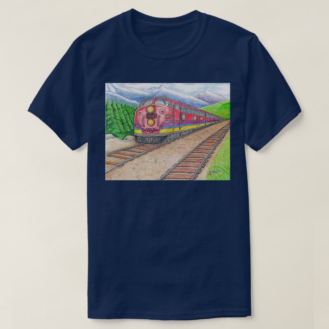 Camiseta Locomotora 9 (Diseño del anverso)