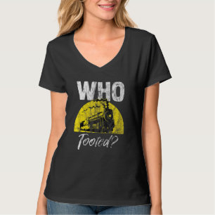Camiseta Locomotora Conductora Que Tomó El Tren Y El Ferroc
