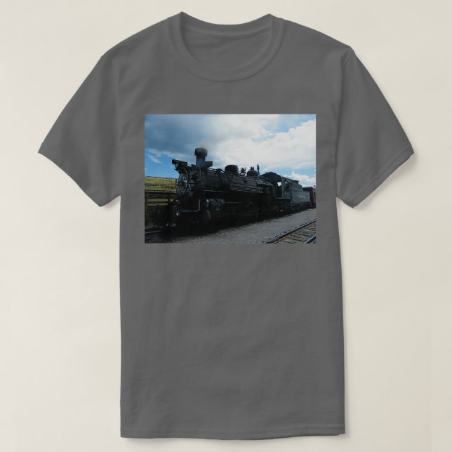 Camiseta Locomotora Cumbres Toltec NarrowGauge Ferrocarril  (Diseño del anverso)