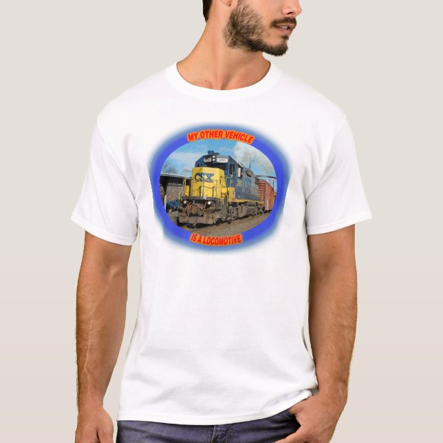 Camiseta Locomotora de CSX (Anverso)