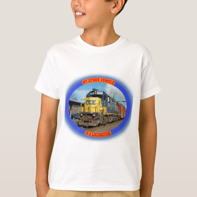 Camiseta Locomotora de CSX (Anverso)