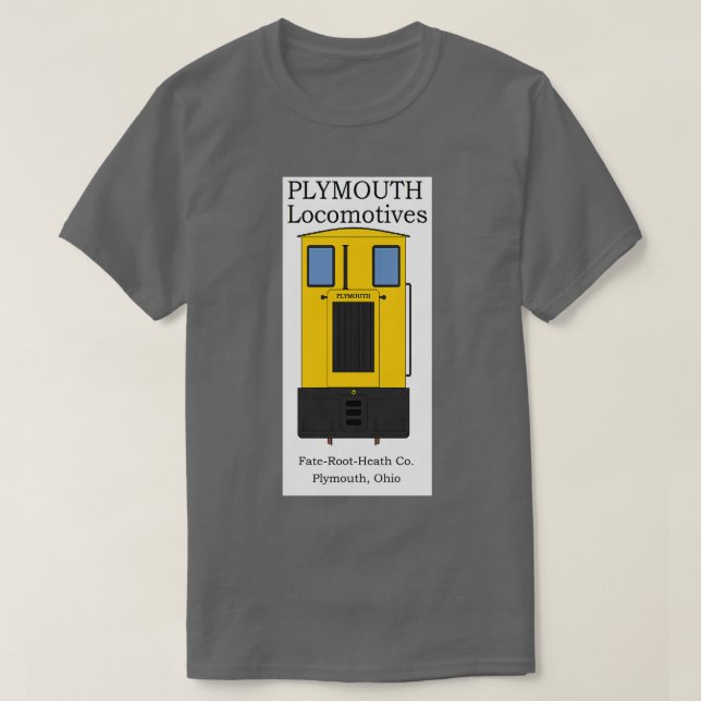 Camiseta Locomotora de manómetro de punta (Diseño del anverso)