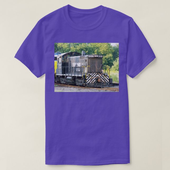 Camiseta Locomotora de Norfolk Southern Railroad SW1001 210 (Diseño del anverso)