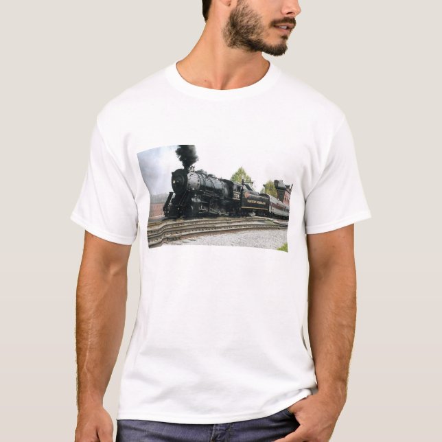 Camiseta Locomotora de vapor (Anverso)