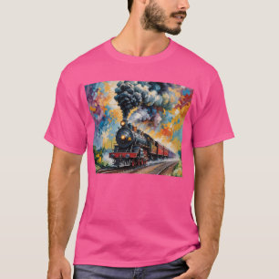 Camiseta Locomotora de vapor