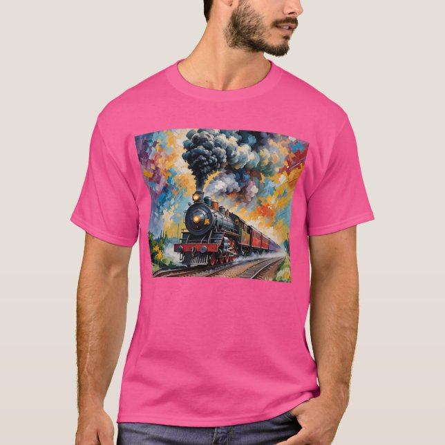 Camiseta Locomotora de vapor (Anverso)