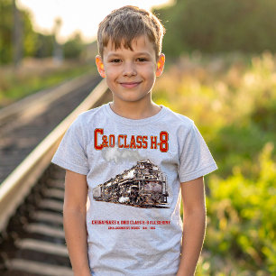 Camiseta Locomotora de vapor Allegheny C&O Clase H-8 2-6-6-